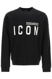 Dsquared2 Icon Crew Neck Sweatshirt   Black