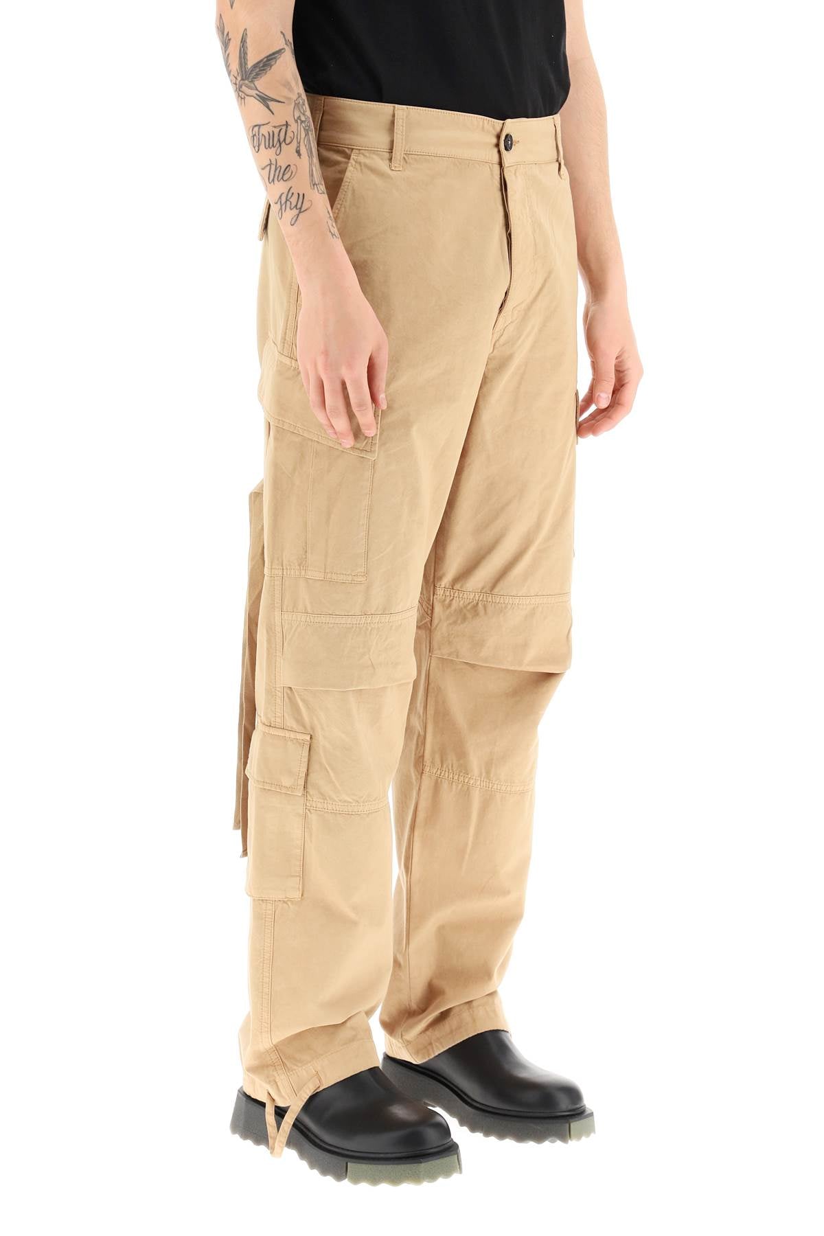 Darkpark Saint Cargo Pants   Beige