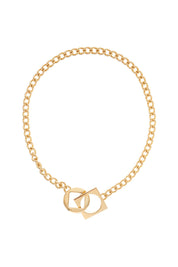 Jacquemus Necklace 'The Round Square   Gold