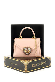 Dolce & Gabbana Devotion Small Handbag   Pink