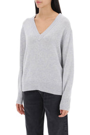 Guest In Residence The V Cashmere Sweater   Grey