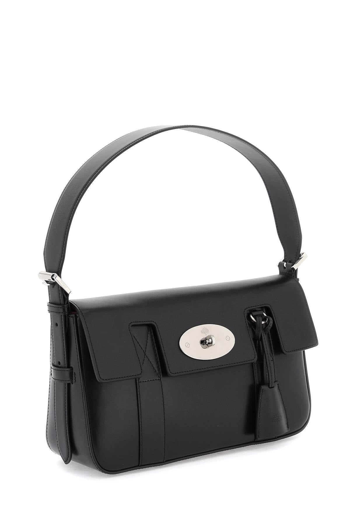 Mulberry East West Bayswater Shoulder Bag   Black