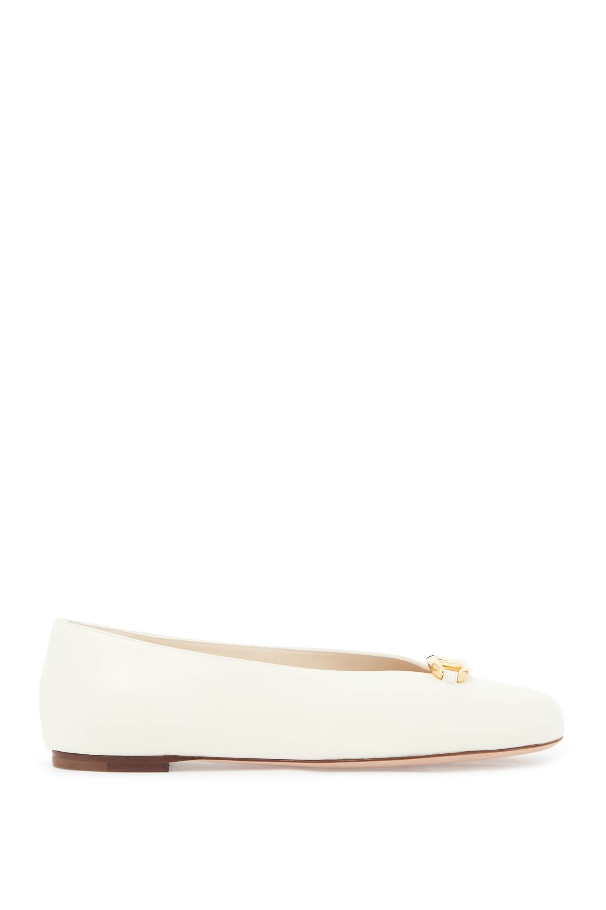 Valentino Garavani 'Ballet Flats Vlogo:   White