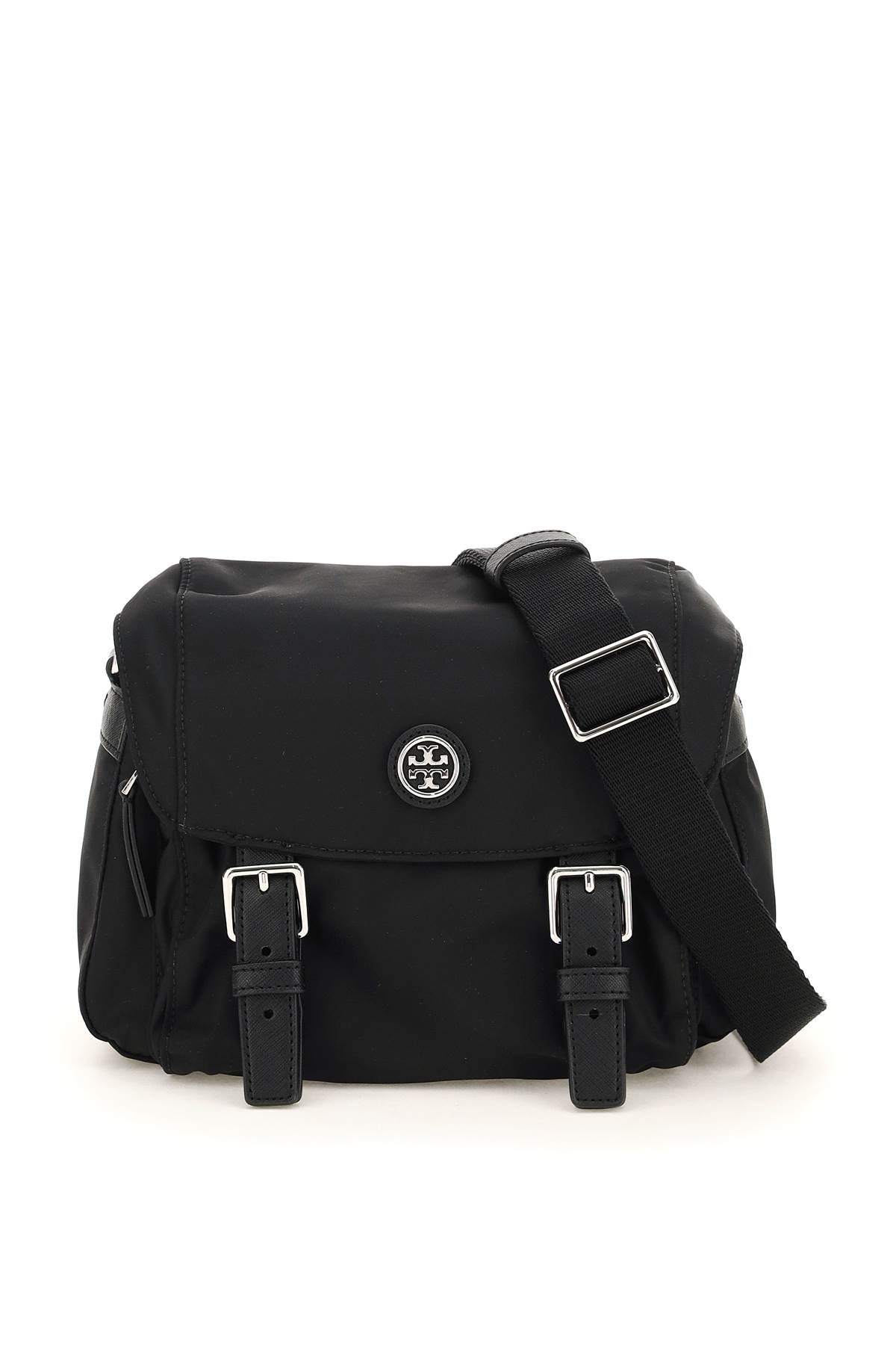 Tory Burch Crossbody Messenger Bag   Black