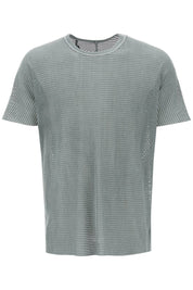 Boris Bidjan Saberi Cotton Perforated T Shirt   Green