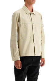 Stone Island Cotton Ripstop Overshirt   Neutral