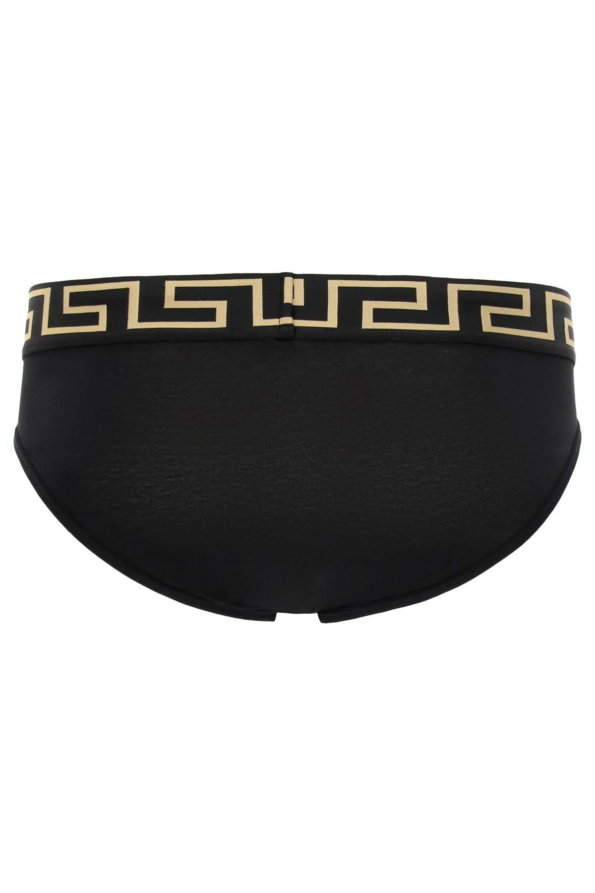 Versace Underwear Briefs Tri Pack   Black