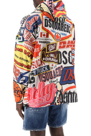 Dsquared2 Logomania Windbreaker Jacket   Multicolor