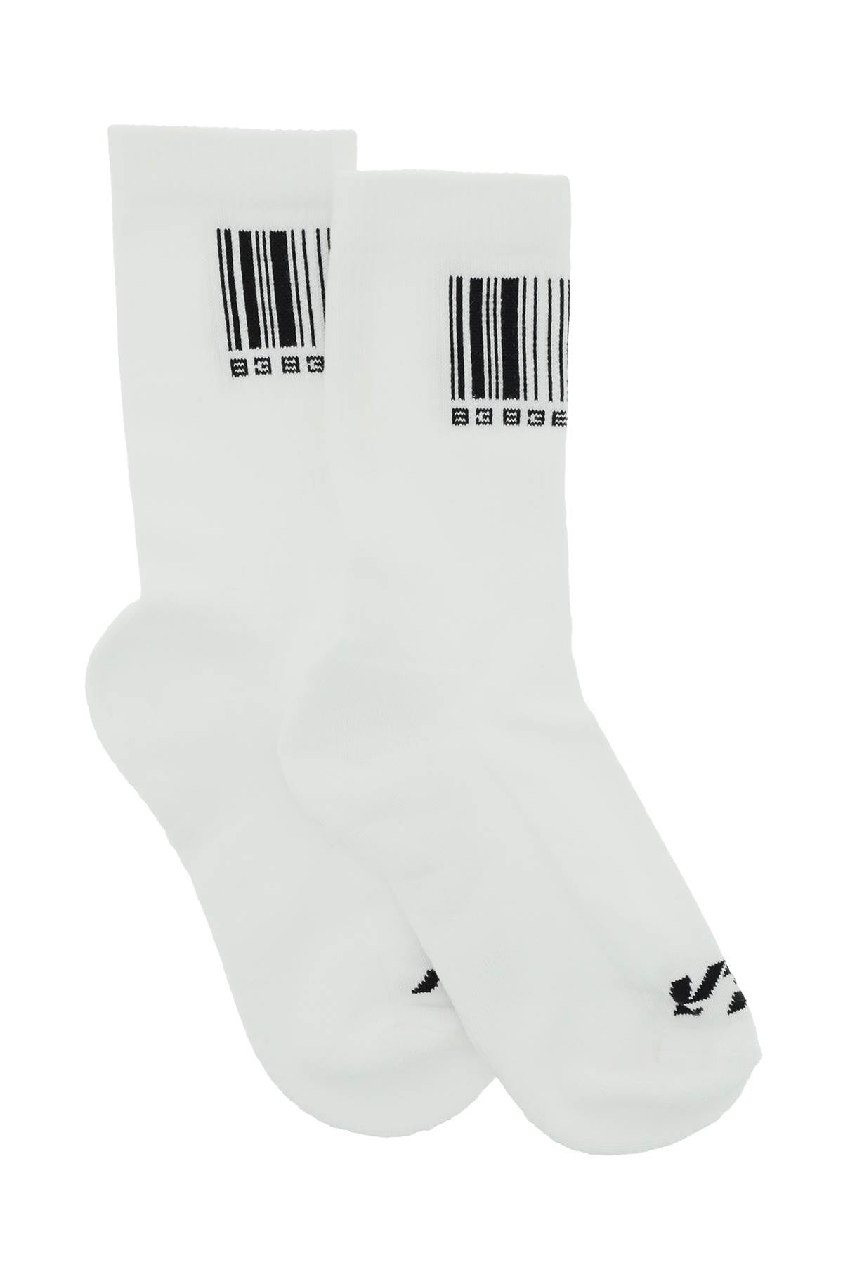 Vtmnts Barcode Socks   White