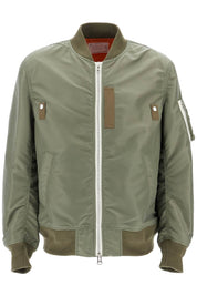 Sacai Nylon Bomber Jacket   Khaki