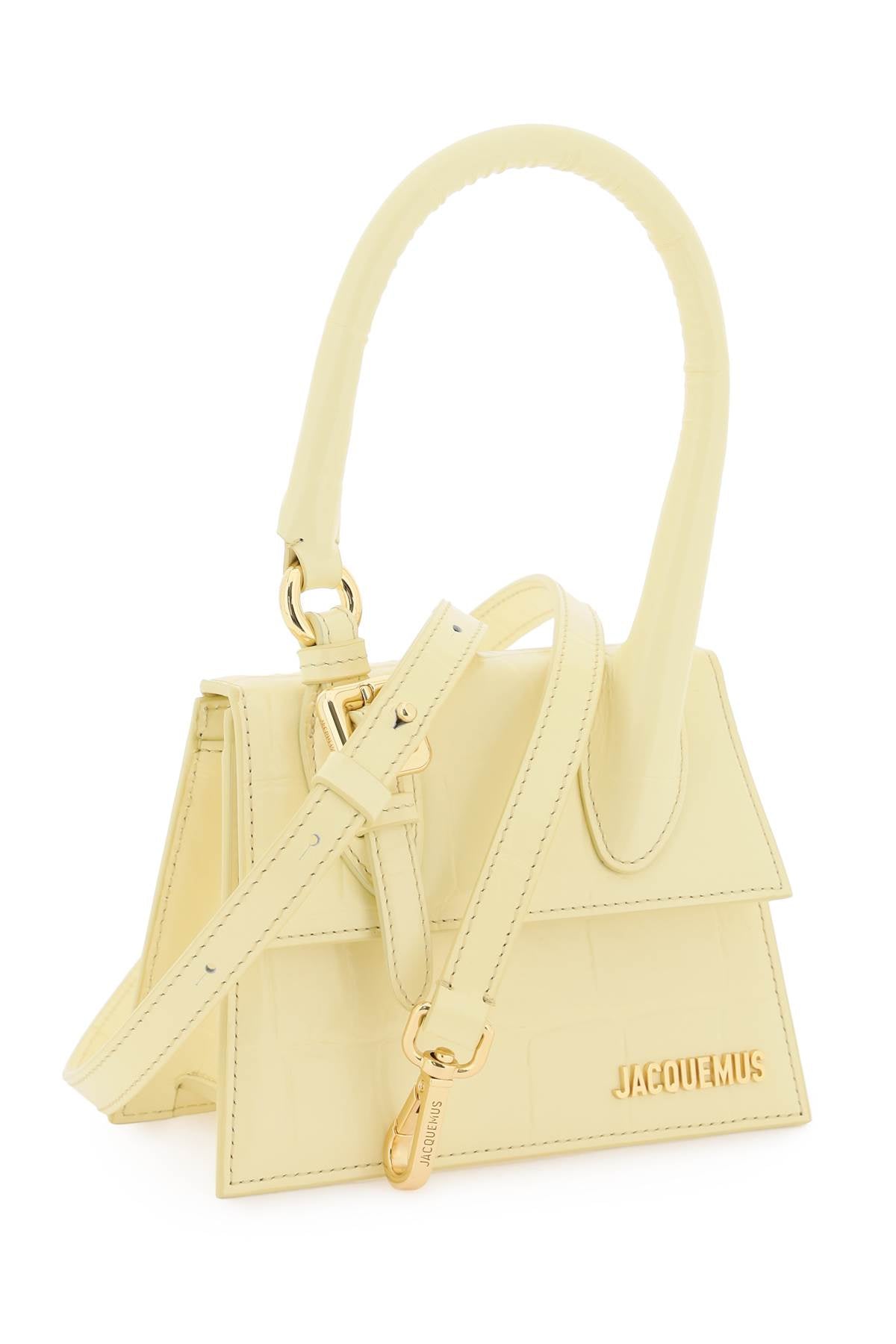 Jacquemus Le Chiquito Moyen Boucle Bag   Yellow