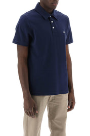 A.P.C. Austin Polo Shirt With Logo Embroidery   Blue