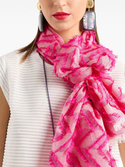 Emporio Armani Scarfs Fuchsia