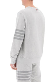 Thom Browne Cotton 4 Bar Sweatshirt   Grey