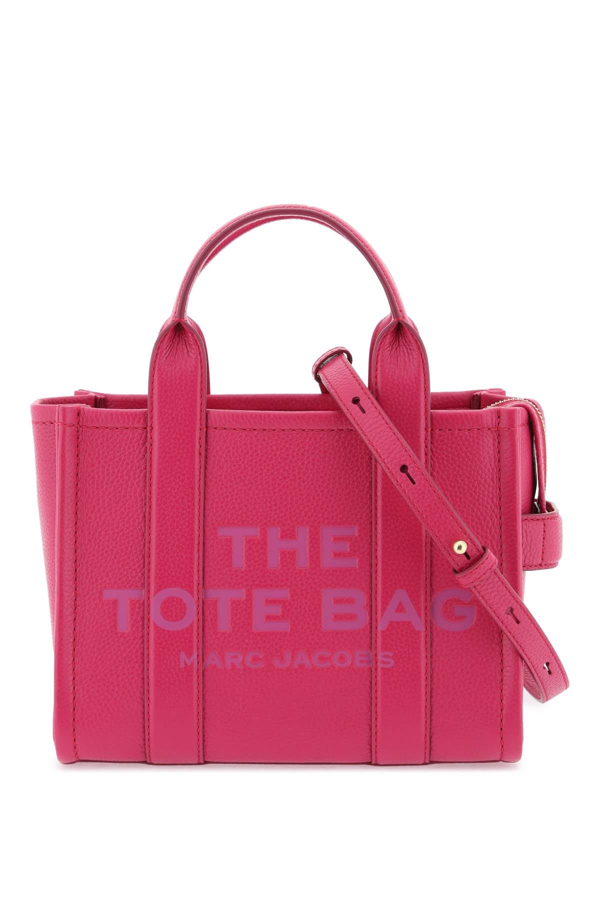 Marc Jacobs The Leather Small Tote Bag   Pink