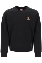 Kenzo Sweatshirt With Bokè Flower Patch   Black