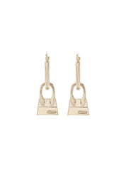 Jacquemus Les Creoles Chiquito Earrings   Gold