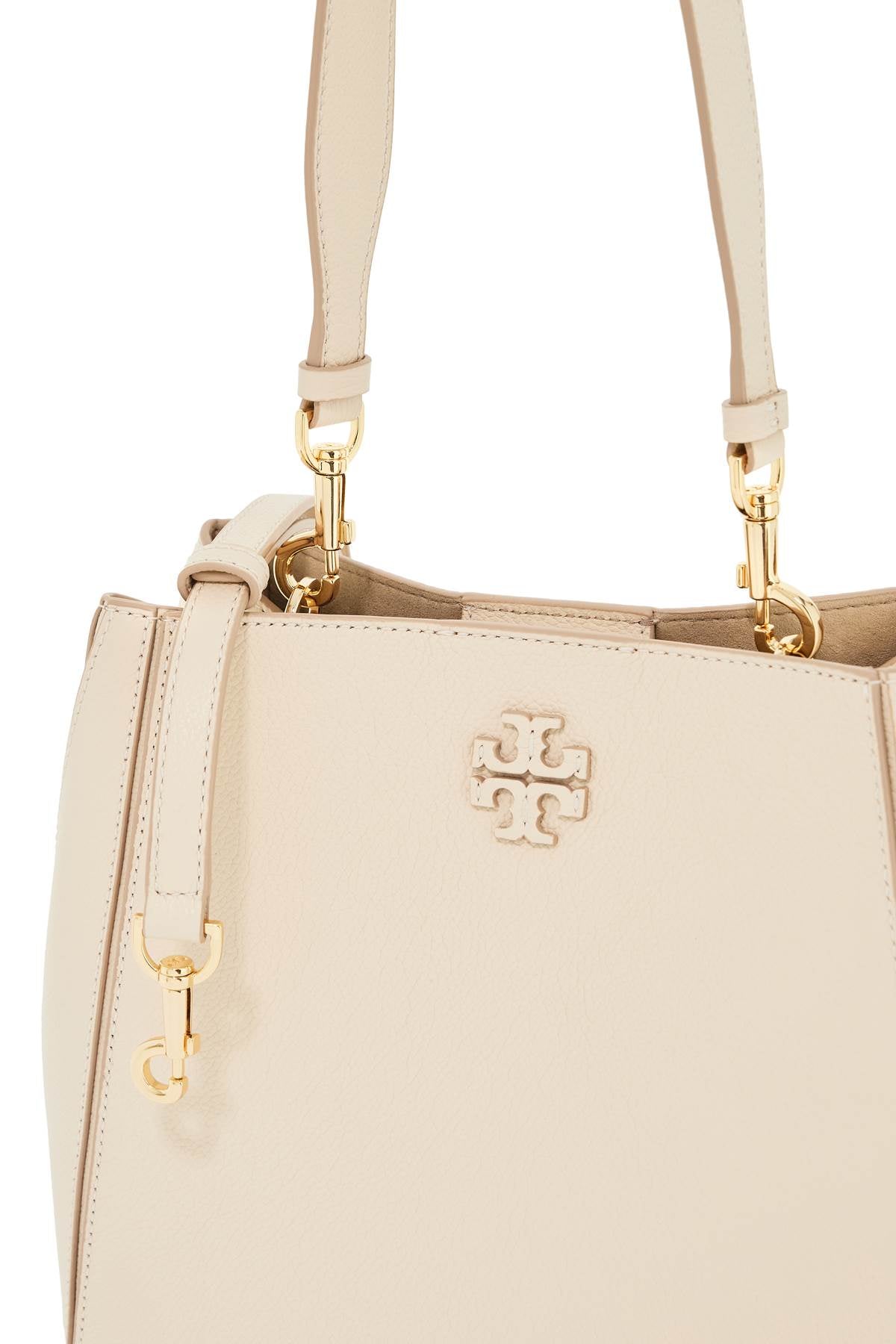 Tory Burch Mcgraw Bucket Bag   Neutral