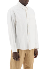 A.P.C. Basile Brodée Overshirt   White