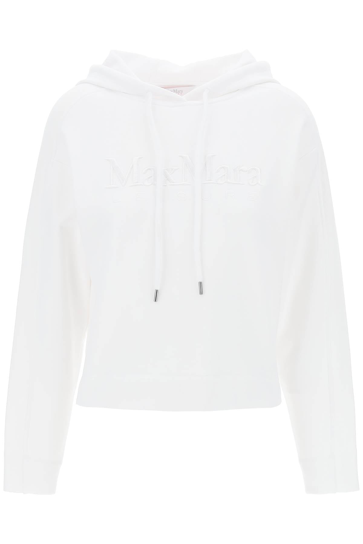 Max Mara Leisure "stadium Sweatshirt With Emb   White