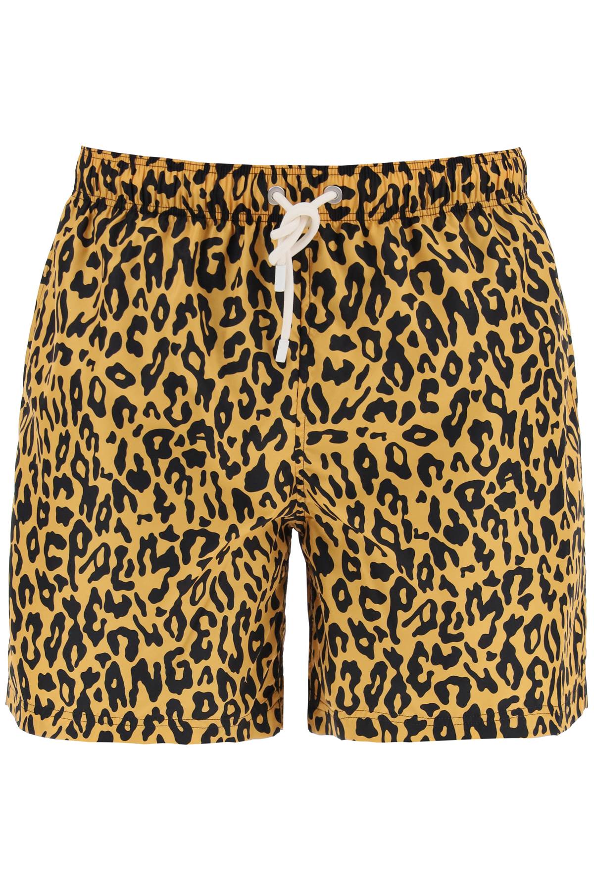 Palm Angels Animal Print Sea Berm   Yellow