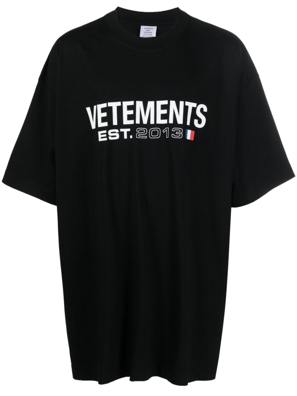 Vetements T Shirts And Polos Black