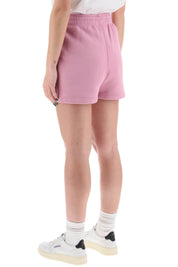 Maison Kitsune Replace With Double Quotebaby Fox Sports Shorts With Patch Design   Pink