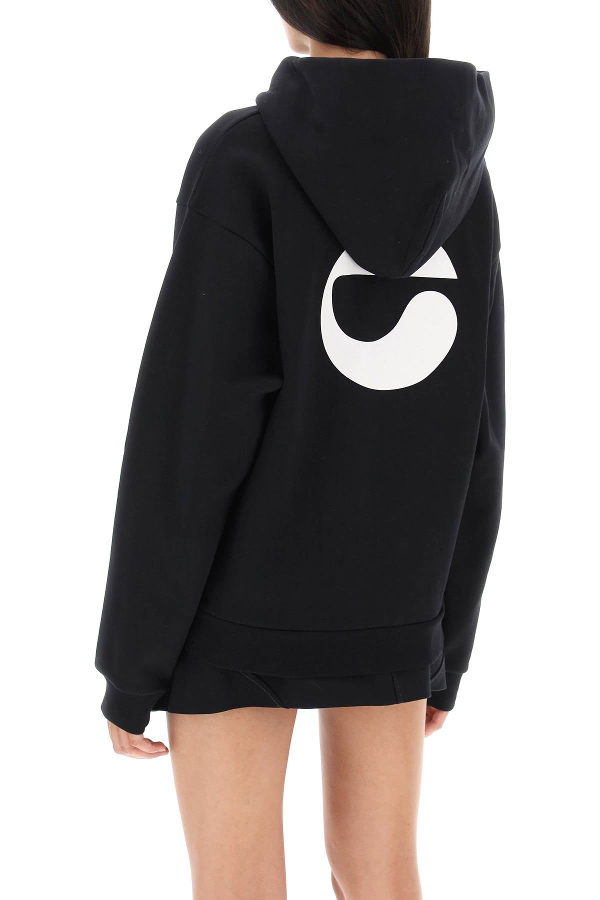 Coperni Logo Print Hoodie   Black