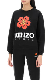 Kenzo Bokè Flower Crew Neck Sweatshirt   Black