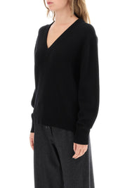 Guest In Residence The V Cashmere Sweater   Black