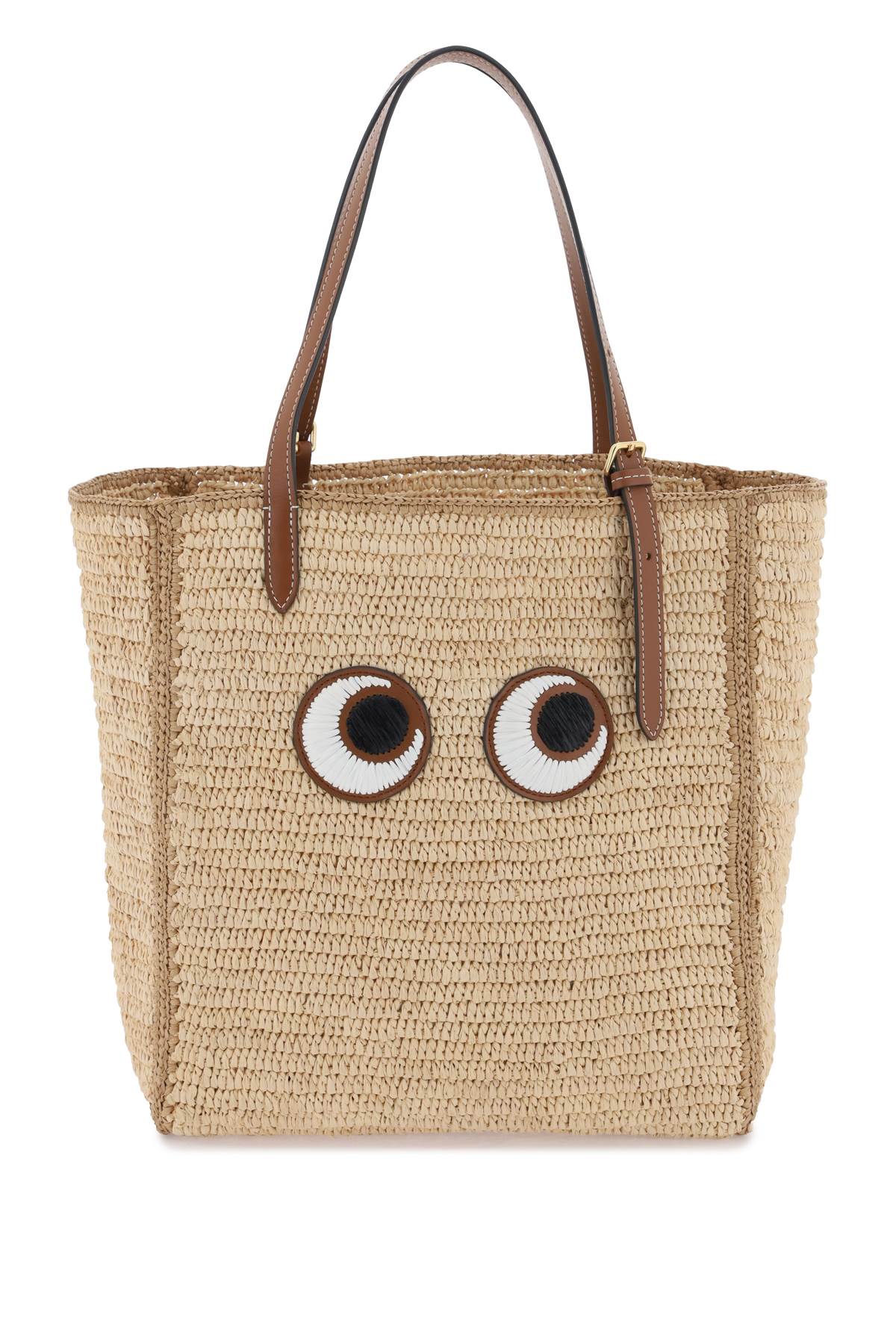 Anya Hindmarch Eyes N/S Tote Bag   Beige