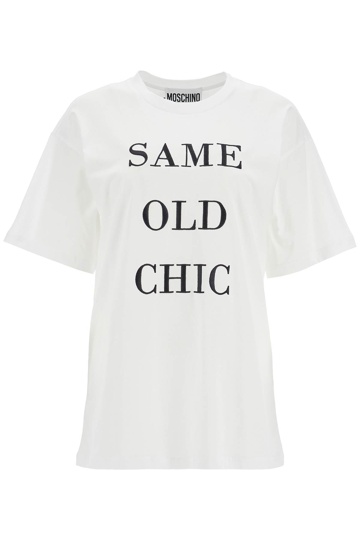 Moschino "oversized T Shirt With Same Old   White