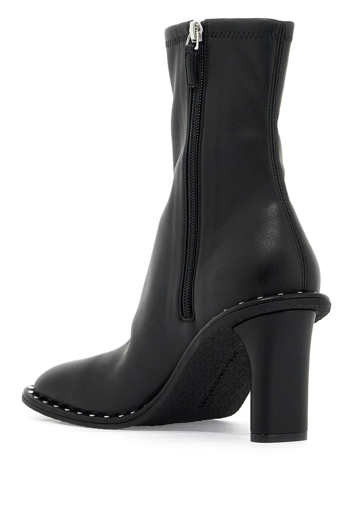 Stella Mc Cartney Ryder Sock Ankle Boots With Heel   Black