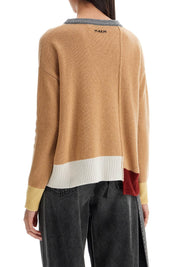 Marni Cashmere Boxy Pullover   Beige