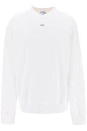 Off White Skate Sweatshirt With Off Logo   White