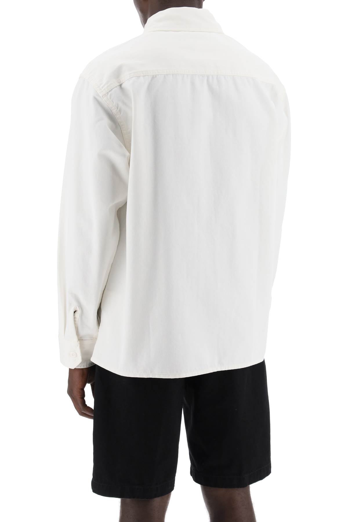 Carhartt Wip Replace With Double Quoterainer Overshirt   White