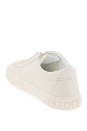 Valentino Garavani Leather Cityplanet Sneakers   Neutral