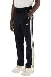 Palm Angels Contrast Band Joggers With Track In   Black