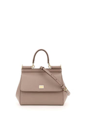 Dolce & Gabbana Medium Sicily Bag   Beige