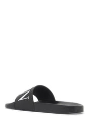 Valentino Garavani Vltn Rubber Slides   Black