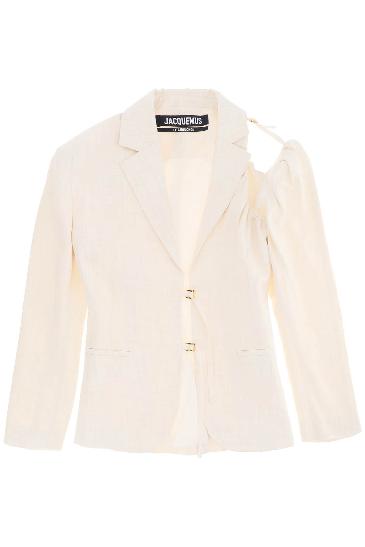 Jacquemus 'La Veste Galliga' Single Breasted Blazer   White