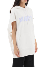 Marni Sleeveless Sweatshirt With Logo Print   White