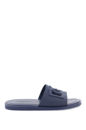 Dolce & Gabbana Dg Rubber Slides   Blue