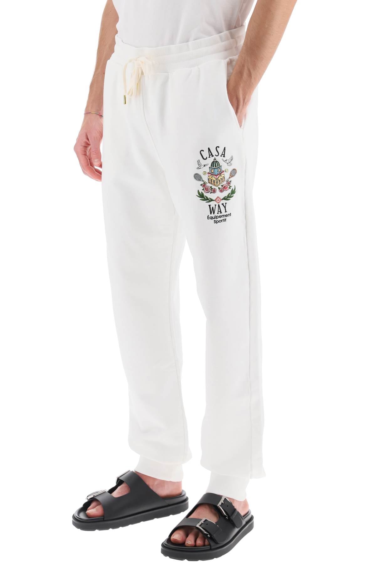 Casablanca Casa Way Joggers   White