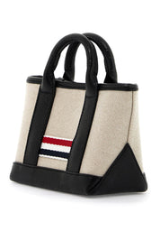 Thom Browne Mini Tool Tote Bag   Beige