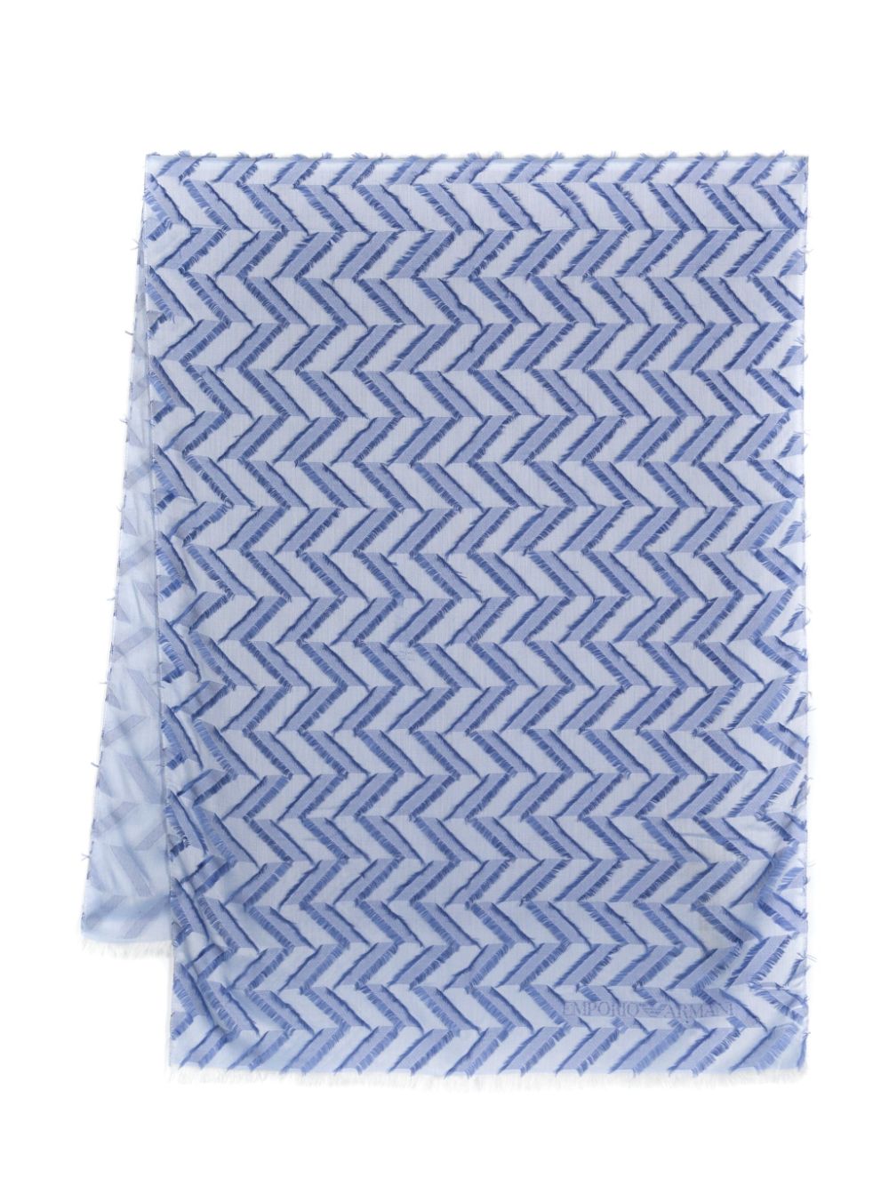 Emporio Armani Scarfs Clear Blue