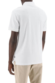 Boss Mercerized Cotton Polo Shirt   White