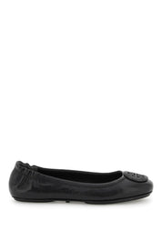 Tory Burch Minnie Travel Ballet Flats   Black