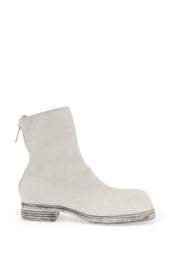 Guidi Leather Ankle Boots   Grey