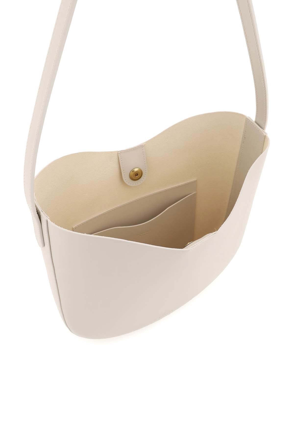 Il Bisonte Shoulder Hobo Bag   White